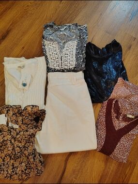 Name Brand Some With Tags New Bundle Women's Dress Shirts